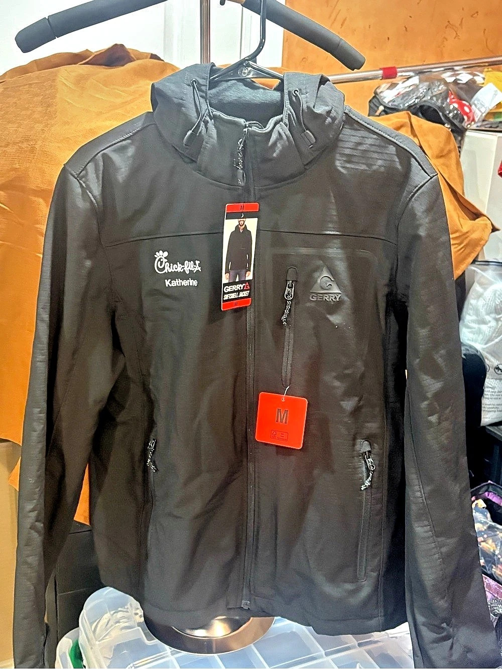 Gerry Softshell Jacket Men's Black Size Medium